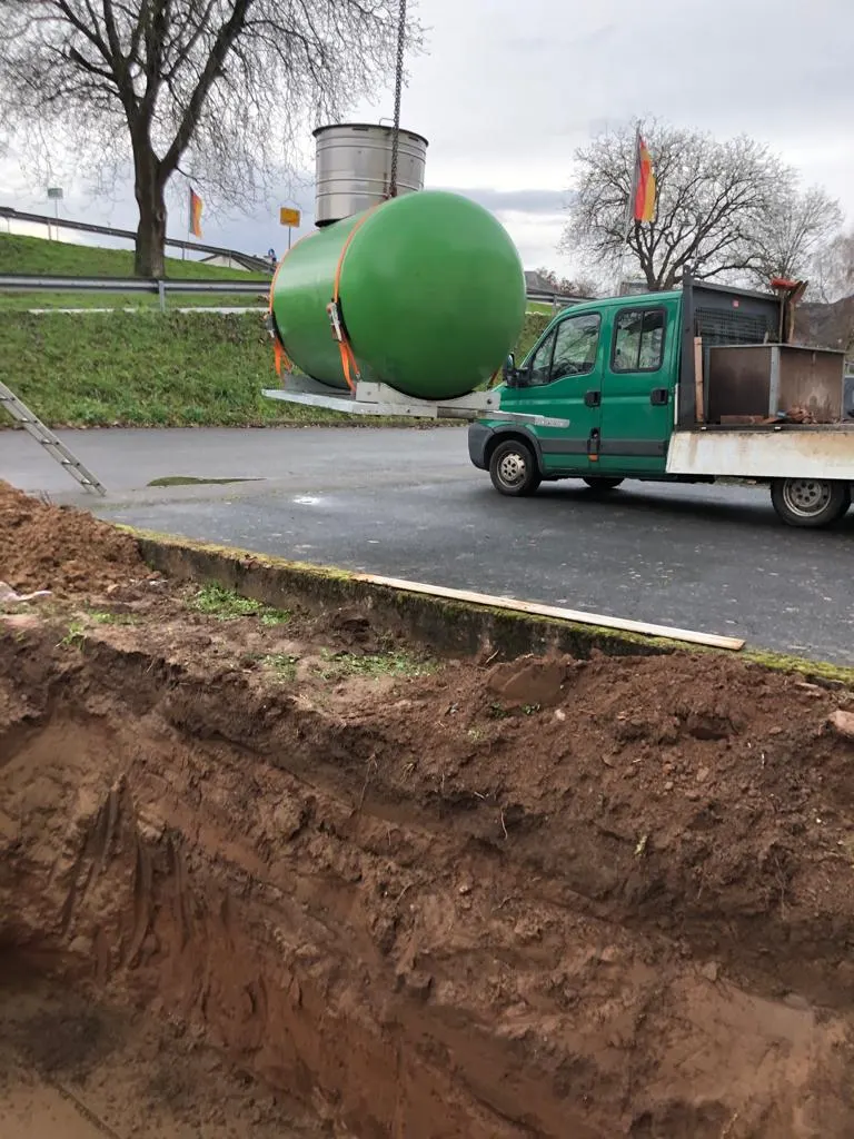 Baugrube für Gastank in Wittlich – Projektfoto 1 von UBW Ulukoc Bau