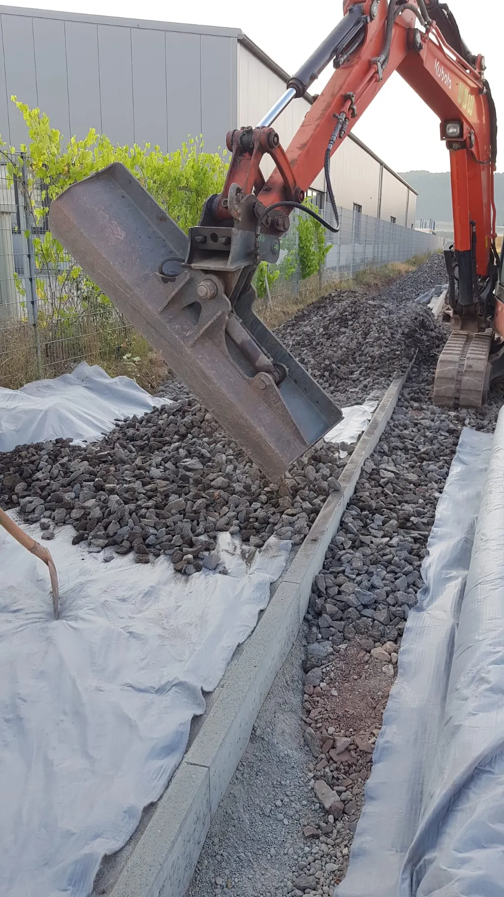 Entwässerungsrigole in Wittlich – Projektfoto 1 von UBW Ulukoc Bau